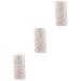 ABOOFAN 3 Rolls Christmas Scarf Dinner Table Decor Mesh Ribbon Diy Wrapping Tulle Star Yarn