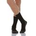 RELAXSAN 550P X-Static Silver fiber diabetic socks with soft massaging terry sole 100% Made in Italy 6 Black