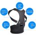 Back Posture Corrector Adjustable Back Brace Protects Lumbar Spine Support Belt Comfortable Design Pain Relief for Upper and Lower Back Waist Prevent Humpback Xl - Buy Online on GoSupps.com