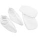 FRCOLOR 6 Pairs Hen Party Games Clipper Gripper Tooth Jewel Wall Grid Wire Headscarf for Women Gloves Bath Glove Foot Bath Cover Take a Bath Hand Wax White - Buy Online on GoSupps.com