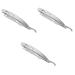 Minkissy 3st razor made of steel hairdresser straight razor with interchangeable blade safety razor Razor made of stainless steel Spatel Set pocket man
