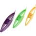 Colorful Plastic Tatting Shuttles Set 3PCS for DIY Hand Lacemaking Craft - Yellow/Purple/Green - Buy Online on GoSupps.com