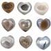 Natural Crystal Rough Beautiful 1pc Natural Agate Geode Quartz Crystal Carved Heart-Shaped Crystal Geode Heart Natural Quartz Crystals - Stones - - (Size: 45-55mm) - Buy Online on GoSupps.com