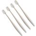 Partykindom Natural Sensitive Toothbrush Set - 4 Pack Eco-Friendly Hand Toothbrushes for Household Use | International Shipping Available - Buy Online on GoSupps.com