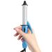 Mini Curling Iron for Short Hair Travel Size 1 Inch Ceramic Curling Iron Heat-Up Fast Curling Wand with Adjustable Temperature Portable Hair Curler Blue