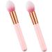 Baluue 2pcs Makeup Brush for Woman Makeup Brushed Concealer Brush Highlighter Cosmetics Powder Brush Wooden - Buy Online on GoSupps.com