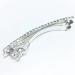 Sparkly Rhinestone Hair Clips - Silver Metal Barrettes for Women and Girls - Buy Online on GoSupps.com