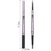 FFICUMON Eyeliner Eyebrow Liner Doublehead Rotating Ultrafine 3D Eyebrow Pencil Portable Waterproof Long Lasting Eyebrow Pen Korean Cosmetics Black Felt EyelinerCoffee - Buy Online on GoSupps.com