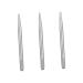 Beavorty 3 pcs Pointed Thin Manual Slender Pen Silver Embroidery Single-end Eyebrow Multifunction