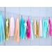 Binpeng 9.8in Blue Tissue Paper Tassel DIY Hanging Decorations - 20PCS 25cm Blue Garland for Party, Wedding, Baby Shower - Buy Online on GoSupps.com