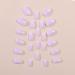 Light Pink Square Press on Nails - 24pcs Pure Color Acrylic Stick on Nails for Women and Girls | Cute Extra Short Summer Fake Nails - Buy Online on GoSupps.com