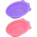 Makeup Brush Cleaning Mat Foldable Brush Cleaner Bowl Silicone Brush Cleaner Pad for Sponge Pink Cleaning pads - Buy Online on GoSupps.com