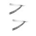 FRCOLOR 2 STK Manual Razor Razor For Women Bart Rawer made of steel hair razor for men's haircut Barturasierer Razor Razor Razor Just Adjust Miss