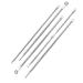 Buy 5Pcs Blackhead & Pimple Remover Tool Set - Silver Comedone Extractor Kit for Acne Treatment - International Shipping Available - Buy Online on GoSupps.com