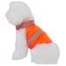 Villcase Reflecting safety vest for dogs high visibility breathable summer clothing for walks running hiking fluorescent orange size m orange