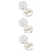 Homsfou 3 STK Contact lens container Case holder Rabbit massage device Contact lens holder contact lenses- carrier bag travel sets Case Marbling