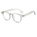 Anti Blue Light Computer Readers Round Designer Reading Glasses Clear Vision Flat Light Mirror Eyeglasses +0.00 Gray