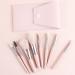 Shop 8-Piece Mini Makeup Brush Set - Portable Eye Shadow Tools for Flawless Application - Buy Online on GoSupps.com
