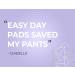 EasyDay Unscented Odour Free Thongs - 45 Count Pack for Busy Women - Buy Online on GoSupps.com