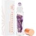  CRYSTALLOVE Crystallove 10ml Oil Bottle Amethyst Oil Crystal Roll-On for Oils Perfumes Cosmetics Massages Glass Bottles for Essential Oils Refillable Glass Roller - Buy Online on GoSupps.com