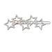 Set of 2 Silver Star Hair Clips - Stylish Hair Accessories for Women | Perfect Hairpins & Clamps - Buy Online on GoSupps.com