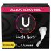 U by Kotex Barely There Thin Panty Liners | Light Absorbency | Unscented 100 Count - Buy Online on GoSupps.com