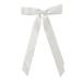 xbiez Hair Clip Bow 2000s Style Balletcore Long Bow Flat Clips Balletcore Hairpin Bow Elegant Hair Clip for Bunches White