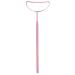 Eyelash Extension Mirror Lash Mirror Extra Large Makeup Mirror Detachable Handle Moon Shaped Stainless Steel Eyelash Makeup Mirror Lash Extension Accessories for Home Use (Pink)