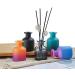 Erioctry 150ml Glass Diffuser Bottle - Aromatherapy Vessel for DIY Essential Oils & Fragrance Sticks - Exquisite Home Decoration Gear in Gray - Buy Online on GoSupps.com
