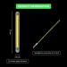Knownt Fishing Lights - 20PC Glow Sticks for Night Fishing Rods Fluorescent Float Glow Sticks - 4.5 * 37mm Night Fishing Accessories - Buy Online on GoSupps.com