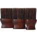 Beifenl Barber Neck Duster Brush for Hair Cutting Soft Neck Cleaning Brush Professional Salon Barber Tool Red-Brown 2 - Buy Online on GoSupps.com