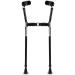 ATHUAHLR LRVTREC Forearm Crutches Adjustable Folding Cane Crutch Underarm Walker Disabled Persons Crutches Walking Stick Rehabilitation Elbows Lightweight Retractable Aluminum Alloy Lightweight Arm