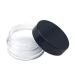 Round Empty Sample Jar Cosmetic Container Jar 3 Gram Travel Empty Sample Jar Round Make Up Refillable Containers