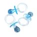 Adorox 2.5'' Blue Acrylic Baby Pacifier Shower Favor (Blue (36 Pieces)) Blue 36PC