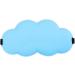 Black Double-Sided Seamless Cloud Eye Shield | Breathable Warm Eye Mask - Buy Online on GoSupps.com