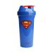 SmartShake Lite Justice League Superman Protein Shaker Bottle 800ml - BPA Free Leak Proof Gym Protein Shakes Bottle for Protein Powder DC Comics Blue Water Bottle Superman Gifts