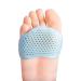 4Pairs Blue Silicone Forefoot Pad Metatarsal Pads Ball of Foot Cushions Support Soft Gel Foot Cushion for Reducing Forefoot Pain Callus Blisters