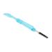 Portable Eyebrow Brushes Mini Hygienic Plastic Eyelash Brush Eyebrow Comb Lightweight with Cover for Makeup (Blue)
