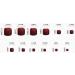 Decorate nail patches wear nail patches fake nails finished products can be disassembled and used repeatedly for toenails wine red and online celebrity toenails. - Buy Online on GoSupps.com