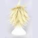 Vii Cloud Strife Cosplay Wig - Short Blonde Fluffy Layered Synthetic Hair for FF7 + Free Wig Cap - International Shipping - Buy Online on GoSupps.com