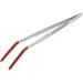 Stainless Steel Food Tweezers 45 cm - Angled Rubberized Feeding Aid for Terrariums & Aquariums - from 3.49 - Buy Online on GoSupps.com
