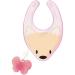 Chicco 00002582100000 Bib "FRESH BIB" With Removable Teething Ring Girl pink