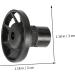 CANIGHT 2pcs Electric Grinding Chuck Manual Dust Blower Grinder Fan Accessory Hand Blower Black Plastic - Buy Online on GoSupps.com