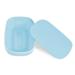 Quatish Travel Soap Container, 1 Pack Portable Soap Holder with Lid, Bar Soap Case, Soap Saver for Camping Gym Travel (Blue) Blue 1