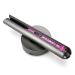PRITECH Travel Flat Iron Cordless Mini Hair Straightener and Curler for On The Go Portable Size USB-C Rechargeable Dual Voltage Grey Straightening Iron for Thin Straight Fine Hair