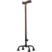Crutches for The Elderly Quadrangular Cane Stainless Steel Thickened Crutches for The Elderly Adjustable Lightweight Non-Slip Walking Stick (Color : A) Smooth Sailing - Buy Online on GoSupps.com