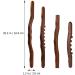 Lurrose Wooden Massage Tools Set - 4pcs Scalp & Manual Massage Roller for Back & Neck Relief - Buy Online on GoSupps.com