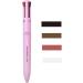4 in 1 Makeup Pen Makeup Touch-up Pen Lip Liner Highlighter 4 Colors Multifunctional Makeup Pen for Eyeliner Eyebrow Lip Liner Highlighter - Buy Online on GoSupps.com