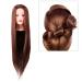 Hairdresser Training Head - Synthetic Fiber Doll Head for Hair Cutting Practice | International Shipping Available - Buy Online on GoSupps.com