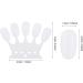 Nail Color Card - 4 Colors 50 pcs Nail Art Tips for Manicure Polish Gel Display - White - Buy Online on GoSupps.com